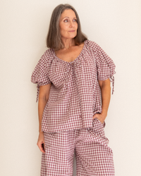 Wine Gingham