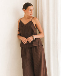 Chocolate Pinstripe