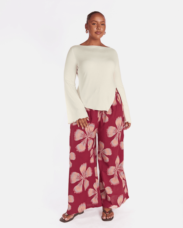 Posey Pants | Midnight Bloom