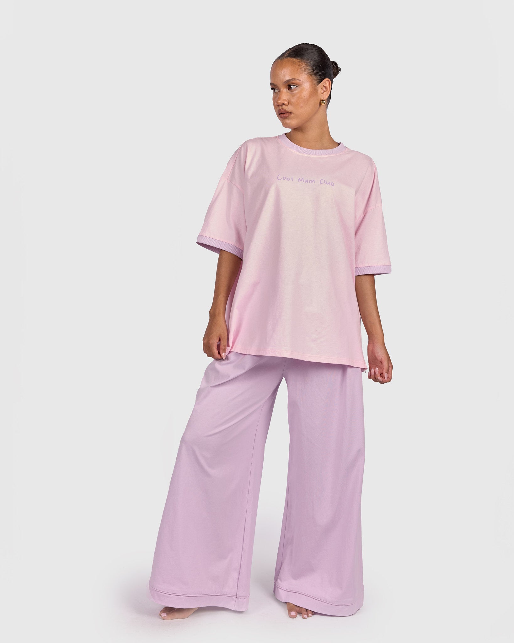 Slouchy Tee in Rosette - Bump Friendly - The Lullaby Club