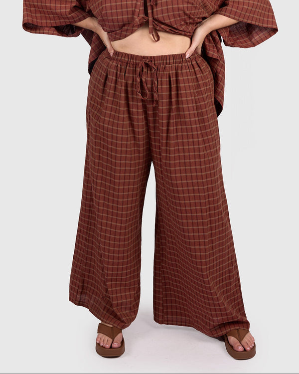 Posey Pants | Maple Gingham