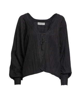 Parker Knit Cardi | Black