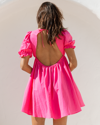 Lotus Mini Dress | Pink