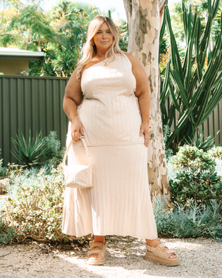 Parker Maxi Skirt | Beige