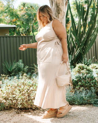 Parker Maxi Skirt | Beige