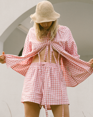 Matilda Shorts | Pink Gingham