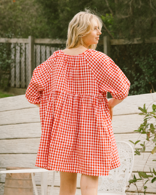 Florence Mini Dress | Red Gingham