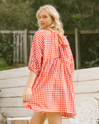 Florence Mini Dress | Red Gingham