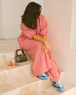 Posey Pants | Red Gingham