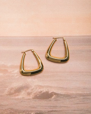 Marina Hoop Earrings | Gold
