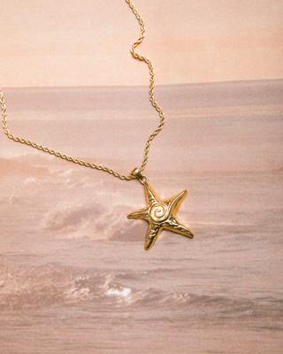 Starfish Necklace | Gold