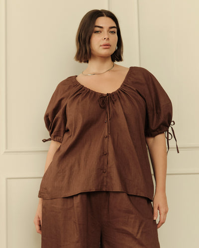 Harvey Top | Chocolate