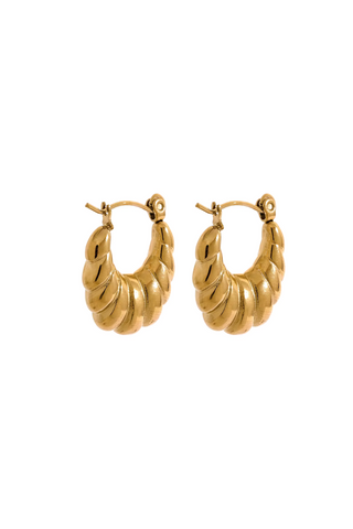 Gigi Hoop Earrings | Gold