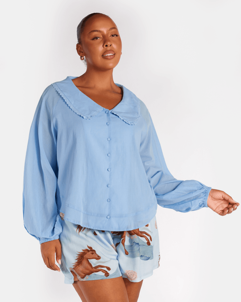 Haisley Top | Blue