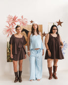 Honey Shorts in Chocolate - Size Inclusive Maternity and Postpartum Shorts - The Lullaby Club