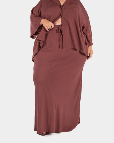 Lacey Skirt | Brown