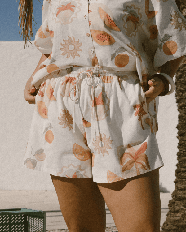Matilda Shorts | Beige Calypso