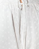 Zimi Top in White Embroidery  Fabric - The Lullaby Club