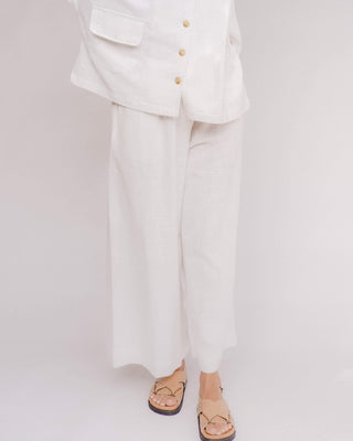 Women's Lounge Pants // White - The Lullaby Club