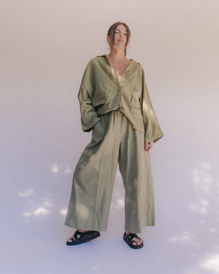 Women's Lounge Pants // Olive - The Lullaby Club